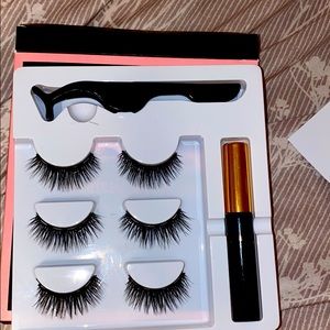 Magnetic eyeliner and eyelashes by ever shine